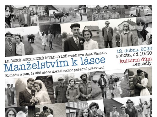 Plakát události Manželstvím k lásce