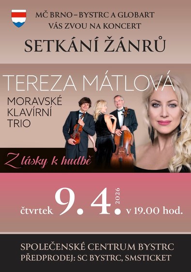 Plakát události Tereza Mátlová a Moravské klavírní trio: Z lásky k hudbě
