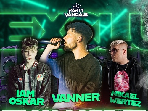 Plakát události Exclusive párty w/VANNER / IAMOSKAR / MIKAEL WERTEZ → PITKIN