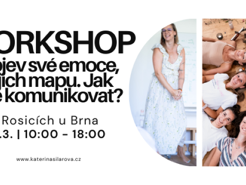 Plakát události WORKSHOP Cesta k vnitřnímu klidu: Objev své emoce, jejich Mapu. Jak vše komunikovat?