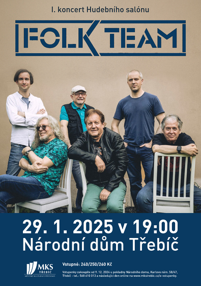 Plakát události Folk Team - I. koncert HS