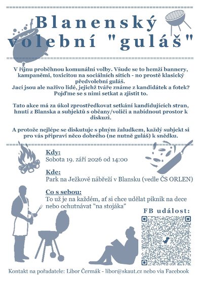 Plakát události Blanenský volební 