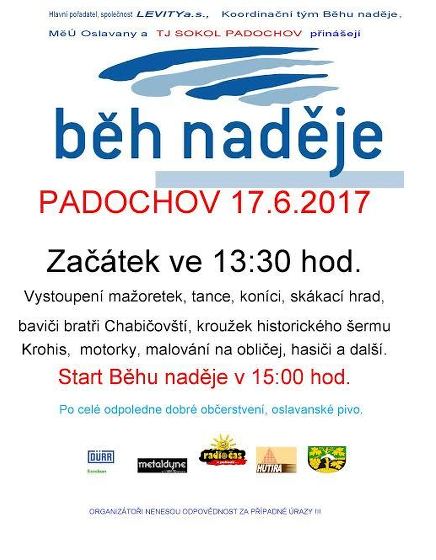 Plakát události Běh naděje