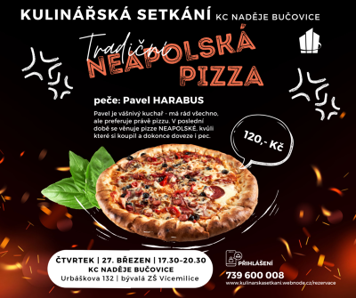 Plakát události Tradiční neapolská pizza