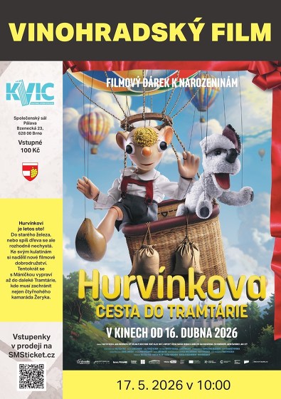 Plakát události Vinohradský film: Hurvínkova cesta do Tramtárie