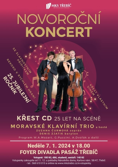 Plakát události Novoroční koncert