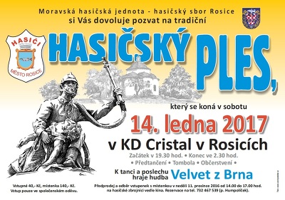 Plakát události Hasičský ples