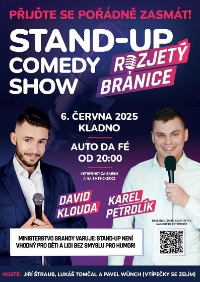 Plakát události Stand-up Comedy Show ROZJETÝ BRÁNICE