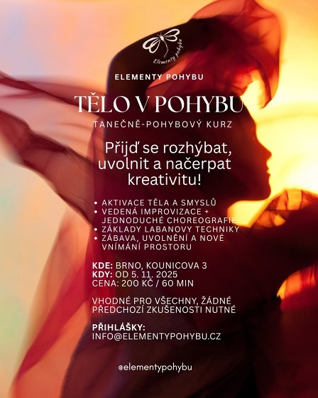 Plakát události Tělo v pohybu