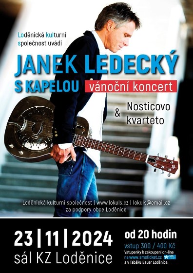 Plakát události Vánoční koncert Janek Ledecký