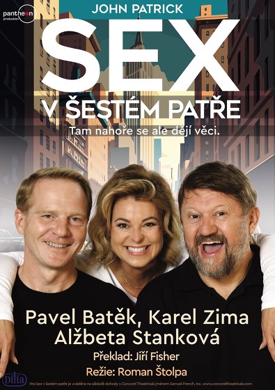 Plakát události Sex v šestém patře v Hrádku u Rokycan