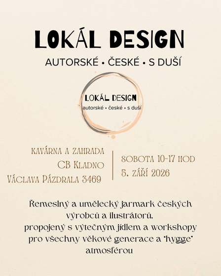 Plakát události LOKÁL DESIGN - řemeslný a umělecký jarmark