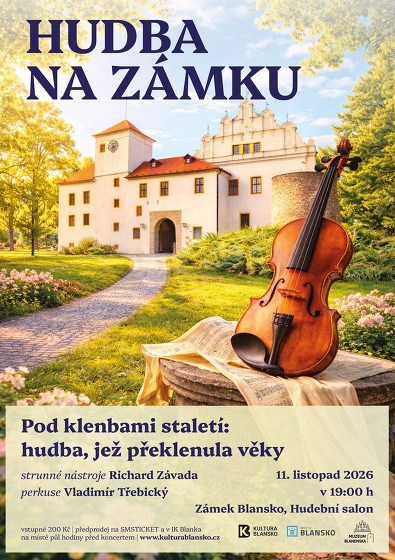 Plakát události Hudba na zámku - Pod klenbami staletí