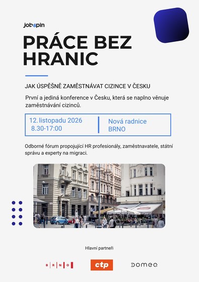 Plakát události Práce bez hranic: Jak úspěšně zaměstnávat cizince v Česku