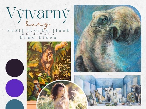 Plakát události Výtvarný kurz - Zažij tvorbu jinak