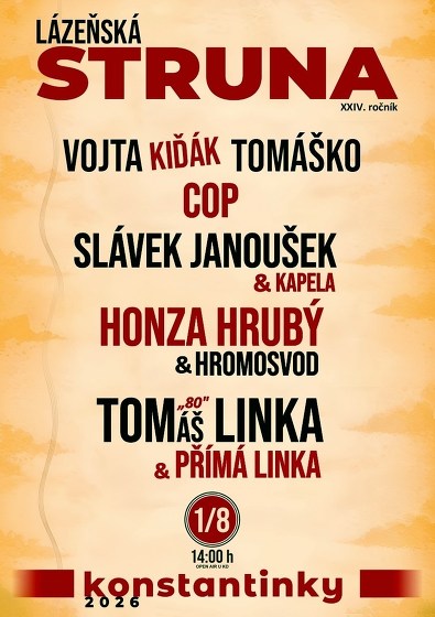 Plakát události LÁZEŇSKÁ STRUNA 2026