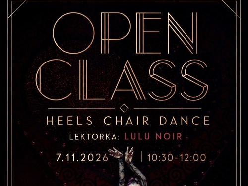 Plakát události Heels Chair Dance Open Class
