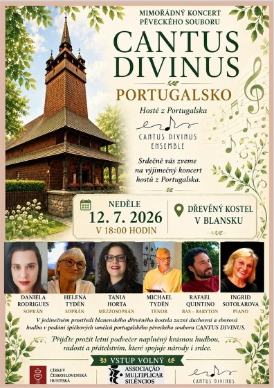 Plakát události Koncert Cantus Divinus Portugalsko