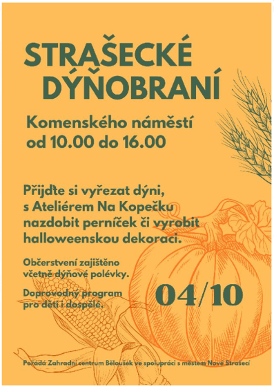 Plakát události Strašecké dýňobraní