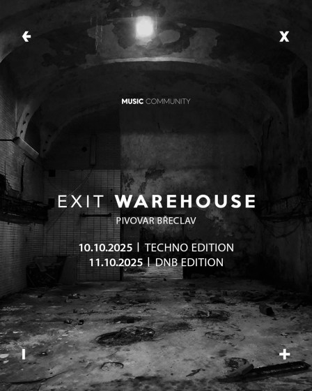 Plakát události EXIT Warehouse [techno edition]