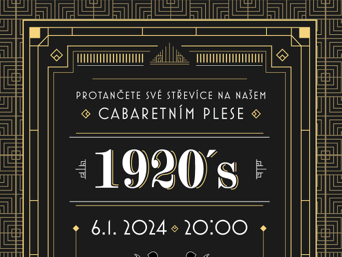 Plakát události Cabaretní ples