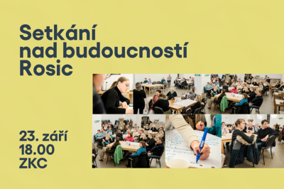 Plakát události Setkání nad budoucností Rosic