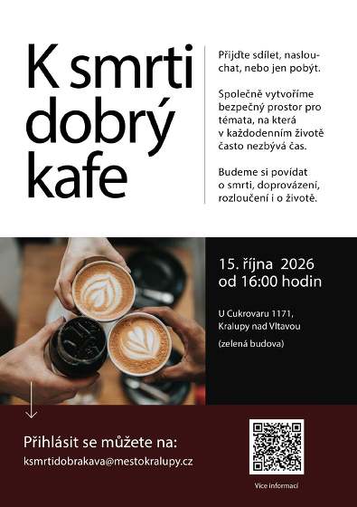 Plakát události K smrti dobrý kafe