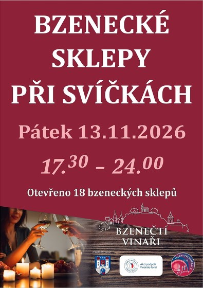 Plakát události Bzenecké sklepy při svíčkách