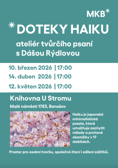 Plakát události Doteky haiku