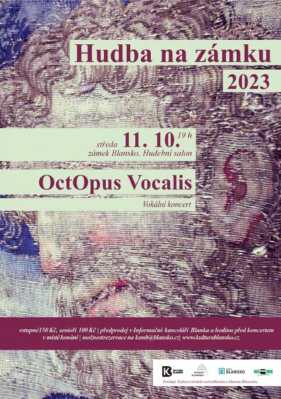 Plakát události Vokální koncert – OctOpus Vocalis / Hudba na zámku 2023