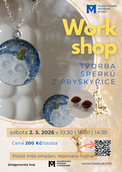 Plakát události Workshop šperky z pryskyřice