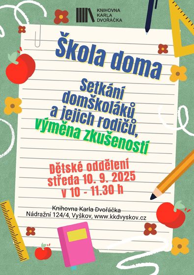 Plakát události Setkání  domškoláků a jejich rodičů