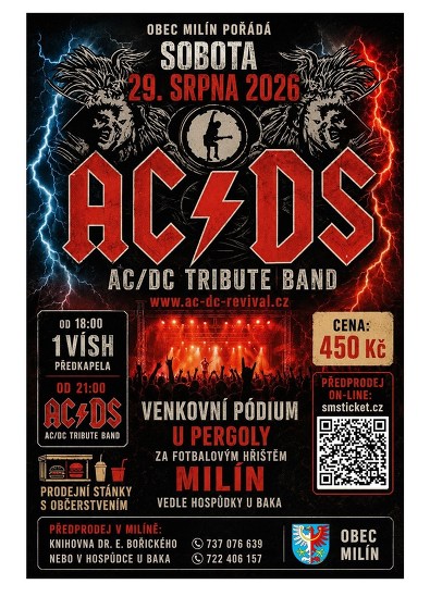 Plakát události Koncert AC/DC revival