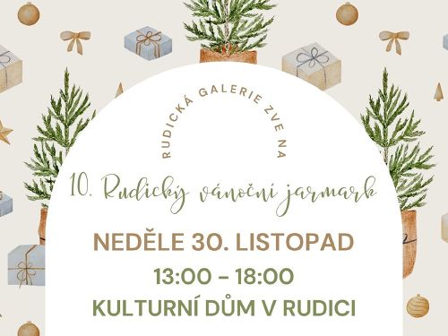 Plakát události 10. Rudický vánoční jarmark