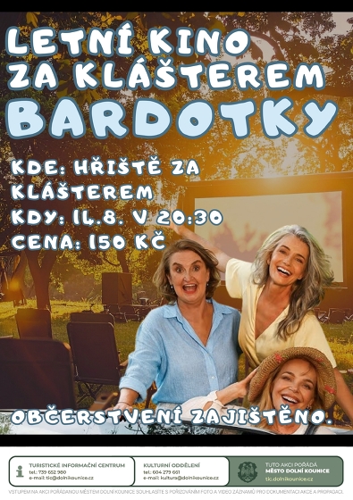 Plakát události Letní kino za klášterem