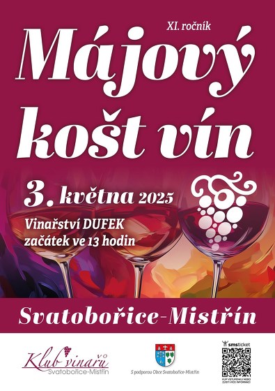 Plakát události Májový košt vín