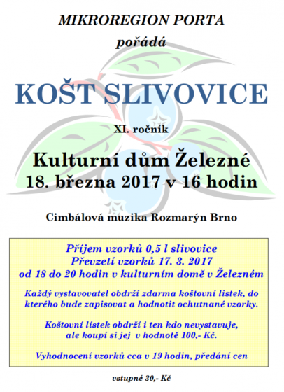 Plakát události Košt slivovice