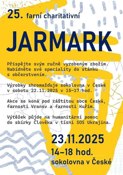 Plakát události Tradiční farní charitativní jarmark