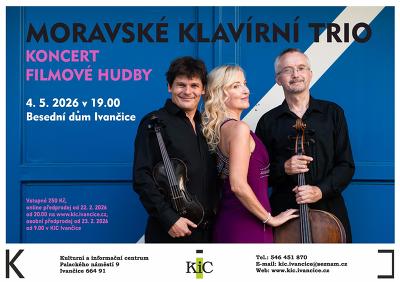Plakát události Moravské klavírní trio - koncert filmové hudby