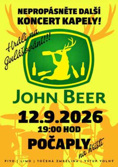 Plakát události Koncert John Beer