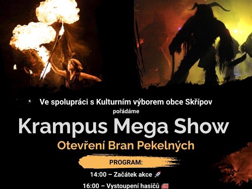 Plakát události Krampus mega show