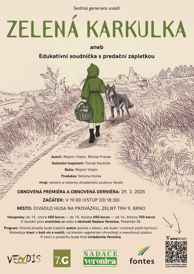 Plakát události Zelená Karkulka