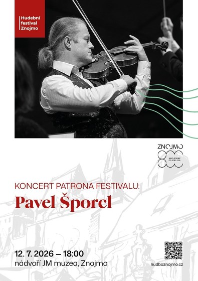 Plakát události Koncert patrona festivalu: PAVEL ŠPORCL
