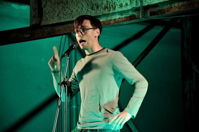 Plakát události Slam Poetry exhibice Brno