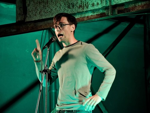 Plakát události Slam Poetry exhibice Brno