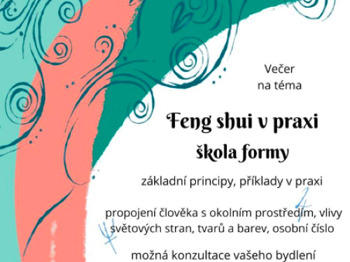 Plakát události Beseda FENG SHUI v praxi
