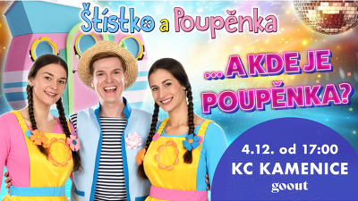 Plakát události Štístko a Poupěnka: A kde je Poupěnka?