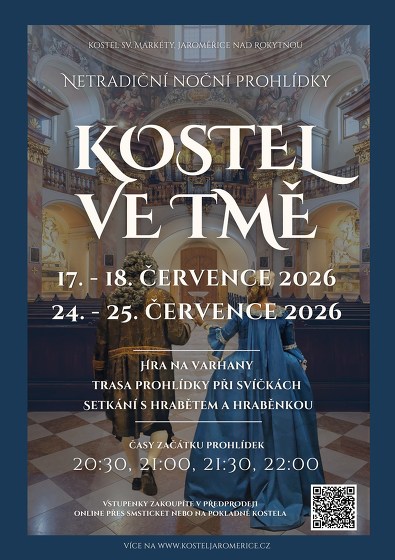 Plakát události Kostel ve tmě - netradiční noční prohlídky