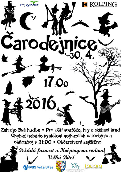 Plakát události Čarodějnice na farní zahradě