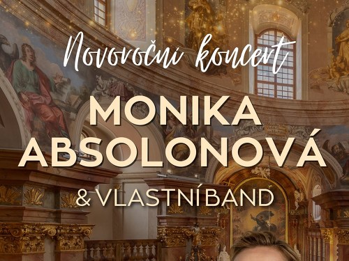 Plakát události Monika Absolonová & Vlastní band – NOVOROČNÍ KONCERT